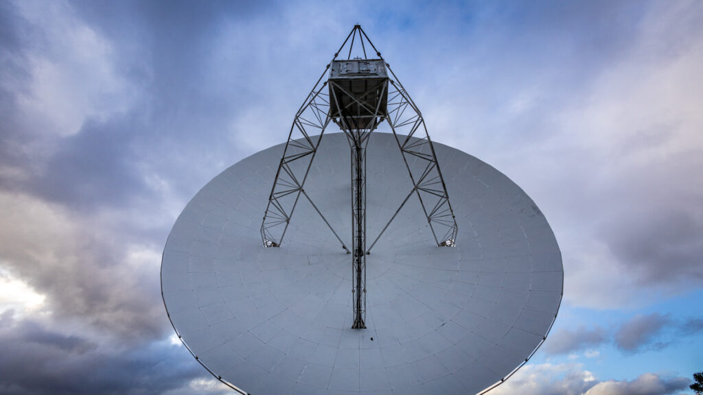 Mt Pleasant Radio Telescope Observatory. Image Credit: Darren Wright